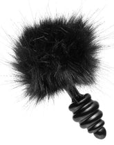 Tailz Black Bunny Tail Anal Plug Butt Plugs